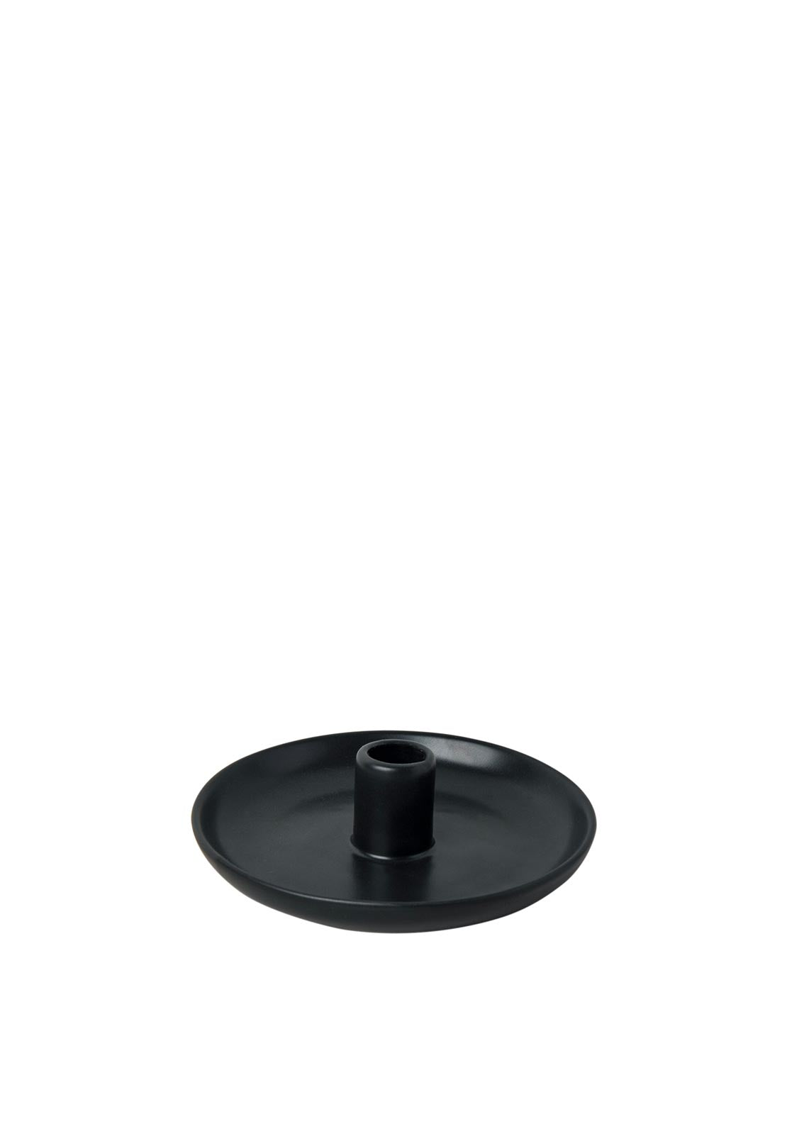 IHR Ceramic Candle Holder, Black