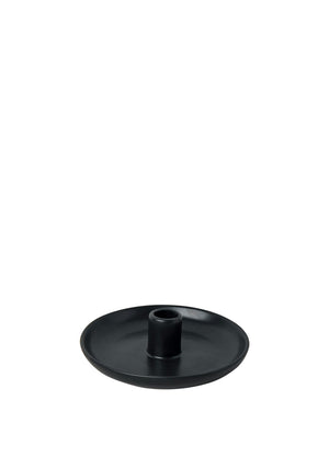 IHR Ceramic Candle Holder, Black