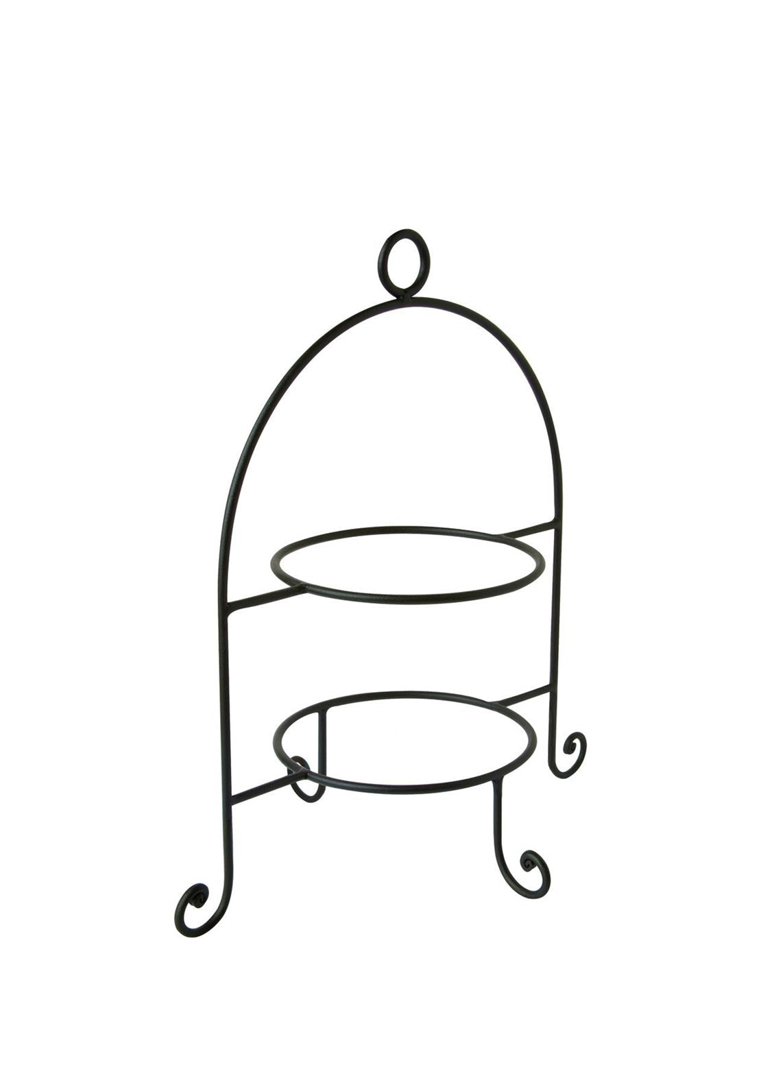 IHR Wire Plate Stand, Black