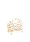 Ideal Home Range Antique Wire Napkin Dispenser, Cream & Gold