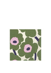 IHR Unikko Napkins, Green Multi