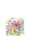 IHR Garden Flower Bunch Napkins, Cream Multi