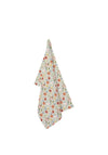 The Home Studio ihr Floral Tea Towel, Light Blue