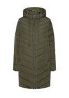 Ilse Jacobsen Peppy Down & Feather Padded Quilted Coat, Army Green