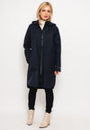 Ilse Jacobsen Rain 128 Long Raincoat, Dark Indigo