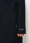 Ilse Jacobsen Rain 128 Long Raincoat, Dark Indigo