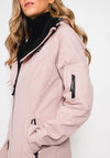 Ilse Jacobsen Rain 37 Hooded Raincoat, Adobe Rose