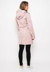 Ilse Jacobsen Rain 37 Hooded Raincoat, Adobe Rose