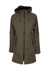 Ilse Jacobsen Rain37 Hooded Long Coat, Khaki
