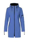 Ilse Jacobsen Rain 07 Hooded Raincoat, Azure Blue