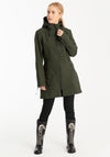 Ilse Jacobsen Rain 07 Hooded Raincoat, Army Green