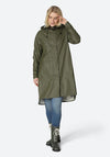 Ilse Jacobsen Rain71 Light Long Raincoat, Army