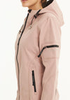 Ilse Jacobsen Rain 07 Hooded Raincoat, Adobe Rose