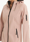 Ilse Jacobsen Rain37 Hooded Long Coat, Rose Pink