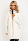 Ilse Jacobsen Rain135B Soft Shell Long Coat, White Sugar