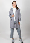 Inco Lightweight Jersey Long Jacket, Grey