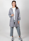 Inco Lightweight Jersey Long Jacket, Grey