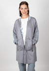 Inco Lightweight Jersey Long Jacket, Grey