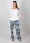 Inco Asymmetrical Zip Relaxed Jacket, White