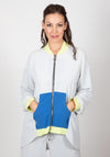 Inco Colour Block Zip Jacket, Grey Multi