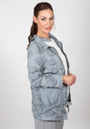Inco Textured Circle Pattern Zip Jacket, Grey