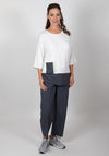 Inco Contrast Pocket Top, Slate