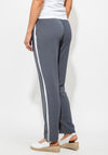 I.nco Casual Straight Striped Trousers, Slate