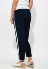 I.nco Casual Straight Striped Trousers, Navy