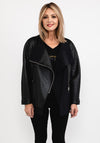 I.nco Oversize Embossed Jacket, Black