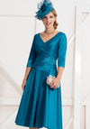 Ispirato Midi Fit & Flare Embellished Dress, Jade
