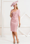 Ispirato Ruched Waist Fitted Dress, Dusty Rose