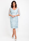 Ispirato Ruched Lace Waist & Sleeve Dress, Willow