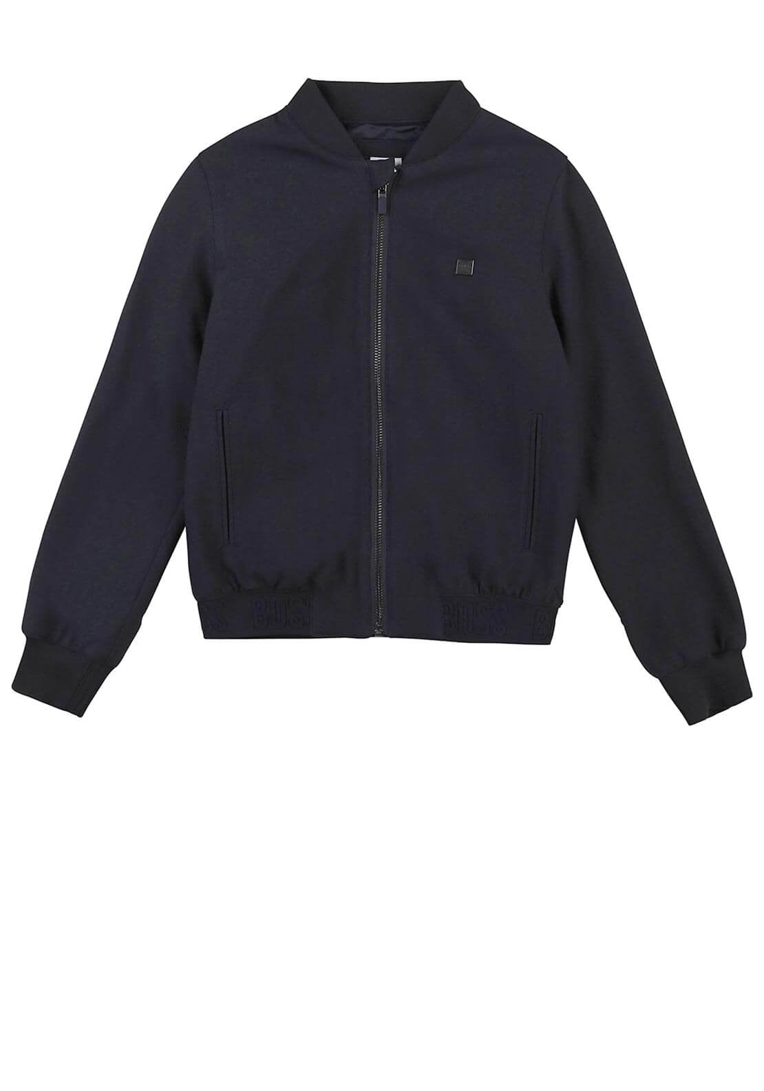 Hugo Boss Casual Logo Zip Jacket, Navy