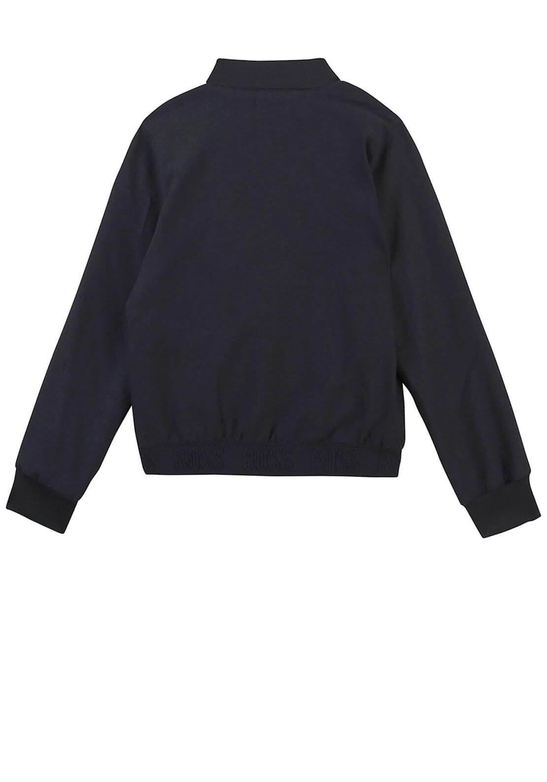 Hugo Boss Casual Logo Zip Jacket, Navy