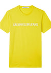 Calvin Klein Organic Logo T-Shirt, Bright Sunshine