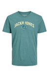 Jack and Jones Mens Short Sleeve Logo T-Shirt, Trellis