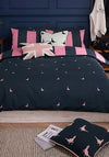 Jack Wills Stripe King Duvet Cover, Navy & Pink