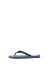 Jack & Jones Kids Palm Print Flip Flops, Navy Blazer