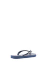 Jack & Jones Kids Palm Print Flip Flops, Navy Blazer