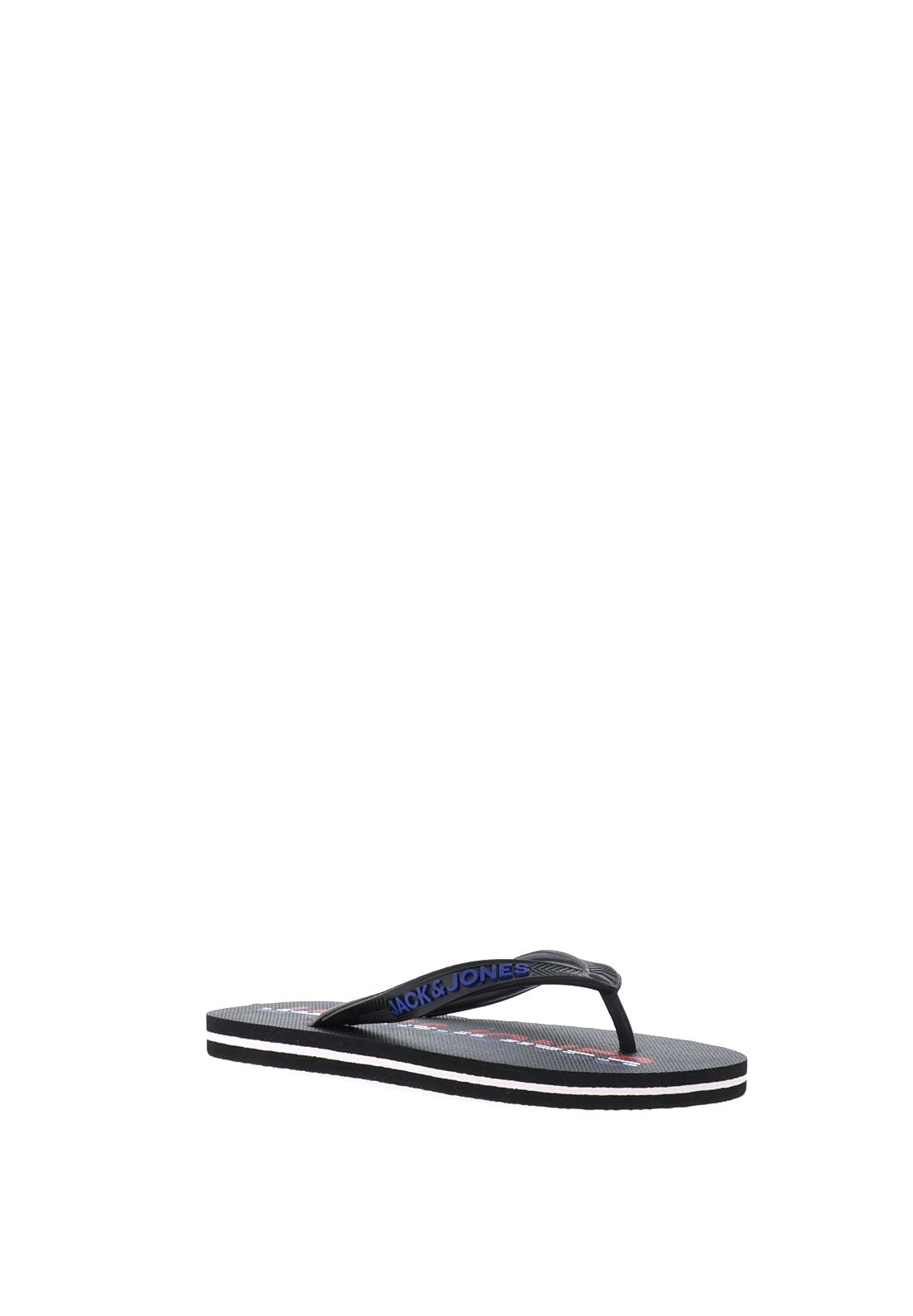 Jack & Jones Kids Logo Flip Flops, Anthracite