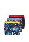 Jack & Jones Boys Flower Bird Trunks 3 Pack, Surf the Web