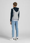Jack & Jones Boys Logo Blocking Hoody, Navy Multi