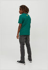 Jack & Jones Boys Neo Short Sleeve Tee, Storm