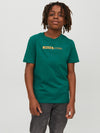 Jack & Jones Boys Neo Short Sleeve Tee, Storm