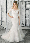 Justin Alexander 8903 Wedding Dress Champagne/Ivory UK Size 14