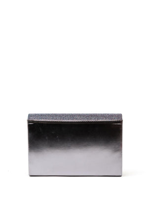 Glamour Jasmine Glitter Clutch Bag, Purple