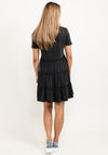 Jacqueline de Yong Farock Tiered Mini Dress, Black