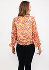JDY Luna Abstract Print Blouse, Multi