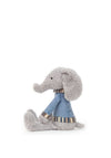 Jellycat I am Lingley Elephant, Grey/Blue