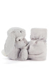 Jellycat Bashful Bunny Soother, Silver